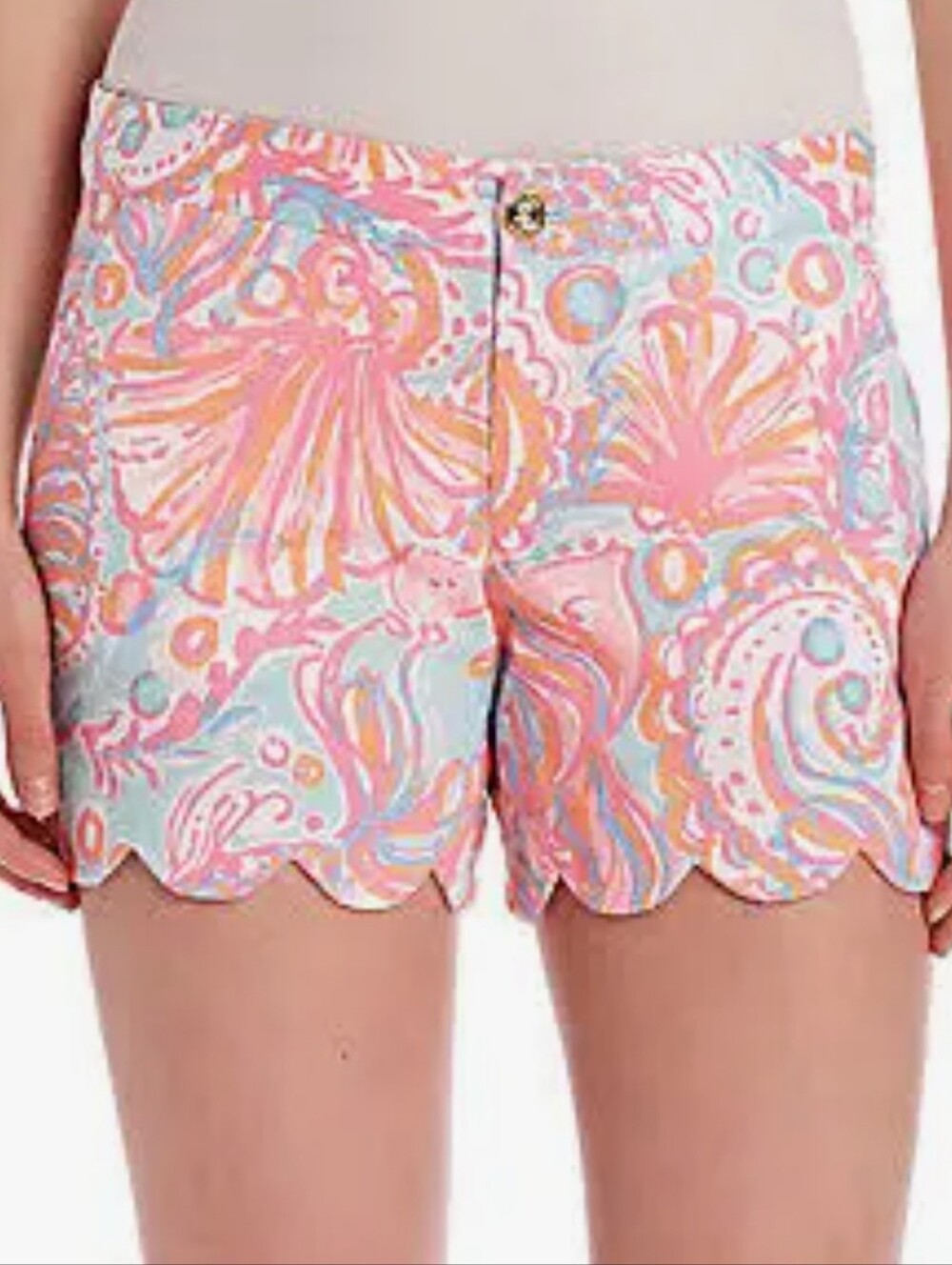 LILLY PULITZER BUTTERCUP SHORTS IN PINK POUT TOO MUCH BUBBLY